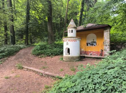 Prodej pramenu Boží voda s pozemky 2501m2